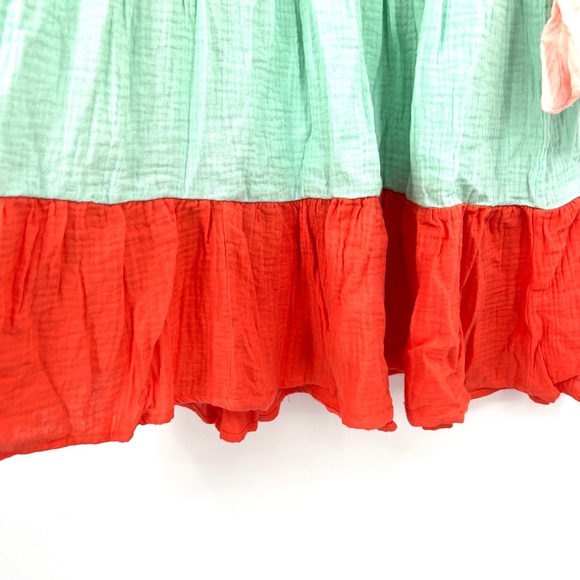 Tuckernuck Sorbet Colorblock Lightweight Gauze Kenzo Dress  Size Large  NWOT - Picture 3 of 6